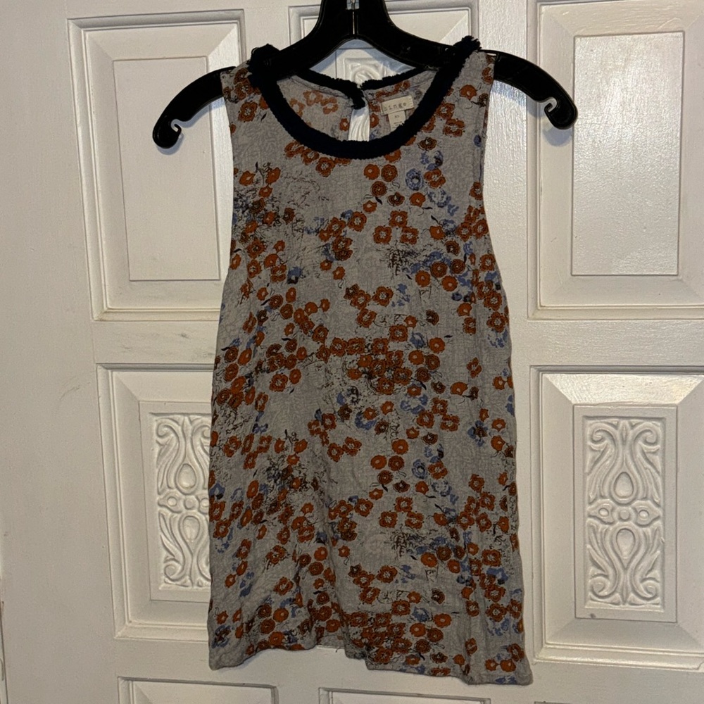 Hinge Floral Sleeveless Top Size XS